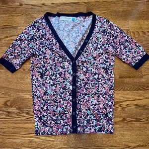 Anthropologie Sparrow Floral Cardigan